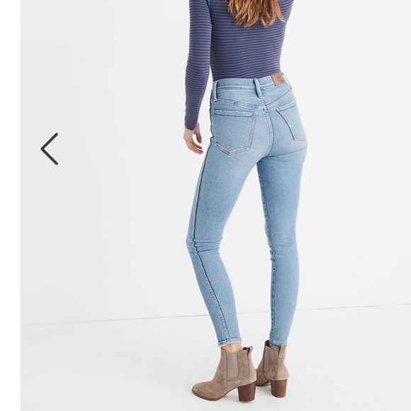 Madewell 10” high rise skinny jeans - Picture 3 of 12